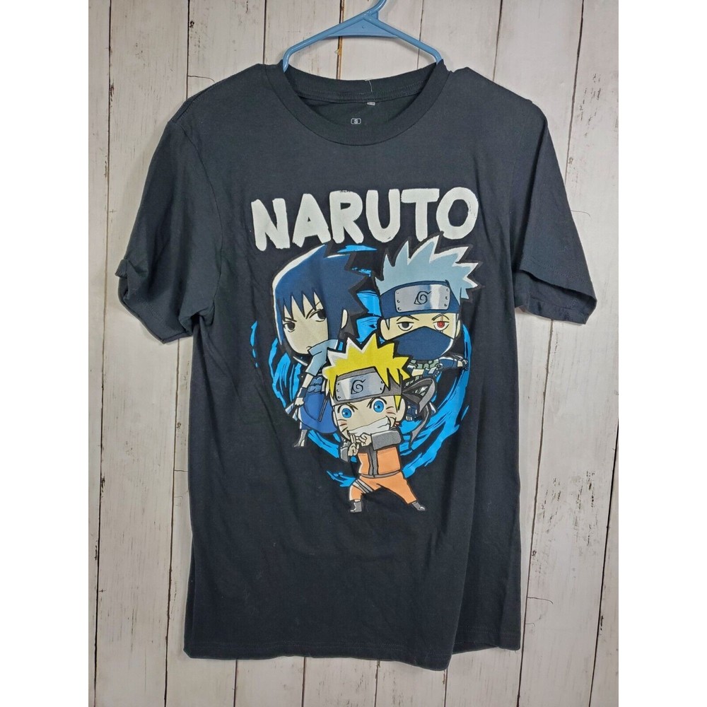 2007 Naruto Shippuden Anime Black Ripple Junction T Shirt Adult XL New